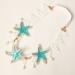 Boho Wedding Flower Head Wreath Mermaid Sea Star Hair Accessory - Color 2-Lace St - Buy Online on SooperMarket.com