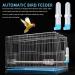 2 PCS Bird Food Drinker Parrot Automatic Water Feeder Bird Drinkers Hanging Bird Water Bottle for Parrot Budgies Parakeet Cockatiels - Buy Online on SooperMarket.com