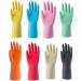Dishwashing Gloves Household Cleaning Non-Slip Durable Kitchen Washing Bowl Household Laundry Waterproof Latex Rubber Gloves huangse63g Small - Buy Online on SooperMarket.com