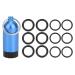 HERCHR Scuba Diving Tank, Mini Tank Key Ring Diving Cylinder Valve with O-Rings Dive Kit blue