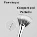 Dolly Mascara Fan Brush Set - Angled Fan Shaped Eyelash Brushes for Perfect Lashes (5PCS) - Buy Online on SooperMarket.com