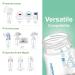 Maymom Wide-Mouth Milk Storage Collection Bottle with Travel Cap and Sealing Ring - Compatible with Spectra S1 S2, Avent, Motif, Twist, Ameda MYA Bottles - 4pc Pack - Buy Online on SooperMarket.com