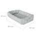 Buy Roba Babylounge 3 in 1 - Frosty Green Changing Mat & Bed Snake | International Shipping Available - Buy Online on SooperMarket.com