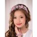 IYOU Flower Girl Hair Accessories Pink Floral Wedding Headband Pearl Wedding Holy Communion Headpiece for Girls - Buy Online on SooperMarket.com