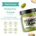 Peppertux Farms Pistachio Cream - 100% Pure & Natural Pistachio Butter Vegan Spread - High Protein Turkish Pistachio Cream - 7oz - Buy Online on SooperMarket.com