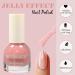 Jelly Nail Polish Pink Translucent Nail Polish Neutral Color Nude Pink Gel Nail Varnish Quick Drying Long Lasting Nail Art French Manicure DIY at Home 009 - Buy Online on SooperMarket.com