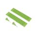 Spb 4 Lines 28 Cells Braille Slate Braille Writing Slate Plastic Braille Slate Kit Green (2)