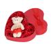Soap Rose Gift Box Heartshaped Home Decorations Romantic Soft Bath Flower Soap for Valentine's Day Birthday Anniversary