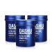DASHU 3pcs. Ultra Holding Power Men Hair Wax Strong Hold | Long Lasting & Easy to Wash Edge Control Hair Styling Wax w/Collagen & Argan Oil | No Shine No Flaking No Residue No Silicone 3.38 fl oz