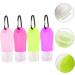 minkissy Aboard Buckle Bottling Squeeze Dispenser Silicone Bottle Refillable Bottle Containers with Hook Emulsion Bottle Storage Bottle Empty Bottle Set Bottle Travel Silica Gel - Buy Online on SooperMarket.com
