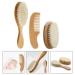 KALLORY Goat Healthcare Soft Hair Wood Bristles Comb - Children's Body Care Kit for Exfoliating and Massage - Buy Online on SooperMarket.com