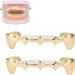 Hip Hop Brace Party Teeth Brace Compatible for Halloween for Party for Music Concerts(Gold) - Buy Online on SooperMarket.com