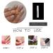 MISUD Short Square Press on Nails - Glossy Squoval Fake Nails with Glitter & Sequins - 24 pcs Gray Aurora Acrylic Nails for Stunning Nail Designs - Buy Online on SooperMarket.com