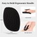 HieerBus Silicone Body Scrubber Flat Shower Brush Gentle Exfoliating and Massage Long Bristles Lathers Well and More Hygienic Than Traditional Loofah 1 Pack (Black) 3rd-black - Buy Online on SooperMarket.com