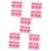 MAGICLULU 10 Pcs Baking Cake Mold Chocolate Mold Candy Chocolate Owl Soap Molds Silicone Mold Silicone Soap Animal Cookie Silicone Baking Mold Owl Candy Molds to Bake Silica Gel Tool 19.9x13.8cmx5pcs Pinkx5pcs