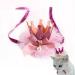 Dog Birthday Hat Pet Cat Birthday Hat Cute Lace Dog Crown Hat Headwear Caps Costumes for Small Medium Puppy Kitten Party Decorations (PINK)