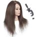 Tailor puppet female adjustable ladder training real hair wire hair lessons head perm hair weaving hair model hair coloring hairdresser dummy tailor bust stand