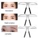 Filfeel Eyebrow Ruler - Three Point Positioning Tool for Symmetrical Permanent Makeup & Grooming Stencil Shaper #2 | International Shipping Available - Buy Online on SooperMarket.com