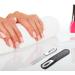 Stainless Steel Nail Files Set with Leather Case - Double Sided Grit Diamond Fingernail File for Natural Nails - Non Slip Handle, Metal File Emery Boards (Black) - Buy Online on SooperMarket.com