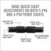 Real Avid Front Sight Adjuster - Universal Tool for A1 and A2 Type Front Sights | Black/Tan - Buy Online on SooperMarket.com