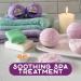 Purple Canyon Lavender Bath Bombs - Relaxing Natural Self Care Gift for Women - Buy Online on SooperMarket.com