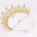 Diamond Rhinestone Crown Tiara for Women and Girls - Gold Princess Bridal Tiara for Wedding, Prom, Birthday - 1 Count - Buy Online on SooperMarket.com