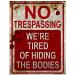 BEWARE OF Retro Metal Sign Flag Plaque Bar Club Cafe Garage Wall Decor Art Multipurpose Cleaning Wipes (Silver One Size) Silver One Size - Buy Online on SooperMarket.com