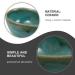 KALLORY Essential Oil Mixing Dish - Ceramic Spa Bowl for Facial Masks & Aroma Oils | Blue - Buy Online on SooperMarket.com