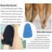 Bvanzo Exfoliating Glove - Dead Skin & Fake Tan Remover Mitt for Shower - Skin and Body Exfoliator - Blue - Buy Online on SooperMarket.com