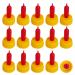 Small Animal Milk Drink Nipples with Flutter Valves Soft Rubber Cow Calf Milk Drinking Nipple for Goats Lambs Sheep Piglet Screw On Soda Bottle 15Pieces 15Pieces goat bottles nipples