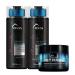TRUSS Miracle Conditioner and Shampoo Set Bundle with Net Hair Mask