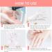 Moulis Hand Mask: 4 Pair Moisturizing Spa Collagen + Essence for Dry Cracked Hands - Deep Hydration & Repair with Natural Plant Extracts - Women & Men - Buy Online on SooperMarket.com