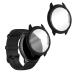 kwmobile Cover Comaptible with Huami Amazfit GTR 2 / 2e (Set of 2) -Tempered Glass with Plastic Frame - Black