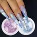 Opal Flakes Nail Sequins - Purple Holographic Glitter - DIY Nail Art Decoration Kit - Buy Online on SooperMarket.com