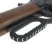 Stitched Genuine Leather Wrap Kit for Lever Action Rifle Shotgun Wrap Loops 6 inch Black-Crazy Horse Leather