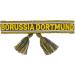 Shop BVB Fabric Bracelet - Adjustable Size 1.8cm Wide - Premium Polyester | International Shipping - Buy Online on SooperMarket.com