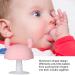Silicone Mushroom Teething Toy for Infants 4+ Months - Pink - Buy Online on SooperMarket.com