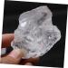 Toyandona 2ST Quartz Mineral Specimens - Geological Rehearsal Sample Ores for Teachers - Natural White Crystal Decor - 3x3cm Transparent Ore Decorations (2 PCS) - Buy Online on SooperMarket.com