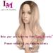 Lady Miranda Ombre Wig Brown to Ash Blonde High Density Heat Resistant Synthetic Hair Weave Full Wigs for Women(T/Ash Blonde) 0-T/Ash Blonde - Buy Online on SooperMarket.com