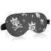 Haskirky Light Blocking Eye Mask Breathable and Adjustable Adult Men and Women Travel on Business Trips Yoga Meditation Light Smooth Comfortable Eye Mask Office Deep Sleep Goodies Cartoon Skull