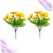 Zerodeko Sunflower Props 2pcs 7 Artificial Flower Bouquet Wedding Bouquet Artificial Flowers Bouquet Artificial Bouquet Decor Flower Arrangement Supplies Sunflower Fake Sunflowers Heads - Buy Online on SooperMarket.com