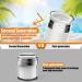 1.7 Oz Airless Moisturizer Container Cosmetic Container with Pump New Empty Airless Travel Lotion Container - Buy Online on SooperMarket.com