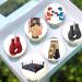 24 x Pre-Cut Boxing 3 Edible Stand up Wafer Paper Cupcake Toppers Cake Decorations Birthday Party Sport Martial Art - Buy Online on SooperMarket.com