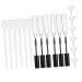 Healeved 2 Sets Mascara Tube Travel Bottles Mascara Storage Bottle Eyelash Wand Clear Plastic
