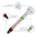 Glass Aquarium Thermometer with Safe Zone Section and Suction Cup for Tropical Freshwater and Marine Saltwater Aquariums - Buy Online on SooperMarket.com
