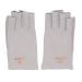 Anti UV Gloves for Gel Nail Lamp Manicure Gloves UV Protection Stretchy Breathable Fingerless Fiber Cotton Nail Lamp Gloves for Home Salon(Gray) - Buy Online on SooperMarket.com