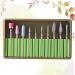 Beavorty 2 Sets nails kits Manicure sand tool nail file electric nail file bits Diamond Nail Bit tungsten carbide nail drill Nail Art supplies nail bits nail drill bits pedicure suite 5x1cmx2pcs Greenx2pcs - Buy Online on SooperMarket.com