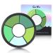 Go Ho 6 Colors Green Face Body Paint Cream Washable Formula Face Painting for Halloween Cosplay Body Paint FX Makeup Palette Professional Face Paint Green Makeup 6 Colors Green Makeup Palette