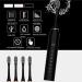 Buy Waterproof Electric Toothbrush for Adults | 6 Speeds & 4 Brush Heads | Black - International Shipping Available - Buy Online on SooperMarket.com
