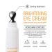 Epielle Brightening Eye Cream: Anti-Aging Serum for Dark Circles & Wrinkles - Cooling Applicator | Mother's Day Gift - Buy Online on SooperMarket.com
